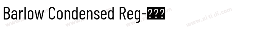 Barlow Condensed Reg字体转换